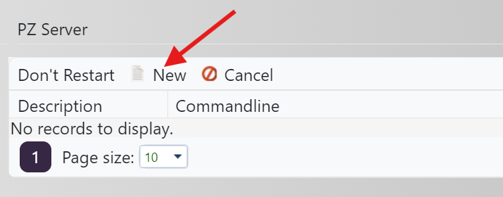 create a new command line