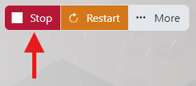 stop your server