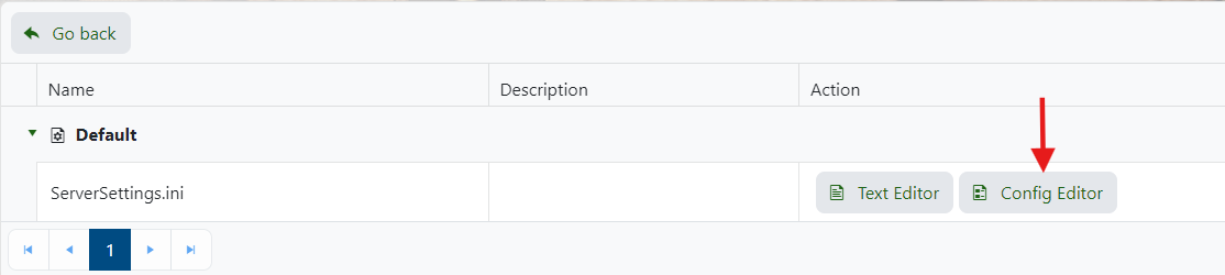 click config editor