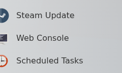 Unturned TCAdmin menu showing the Web Console button