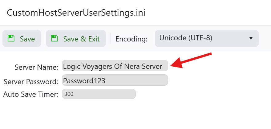 Server Name