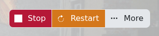 Stop button on a 7 Days to Die server in TCAdmin