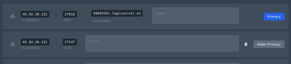 Vintage Story server network allocations