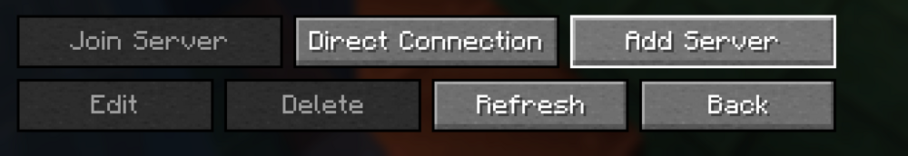 Pixelmon Minecraft Add Server button