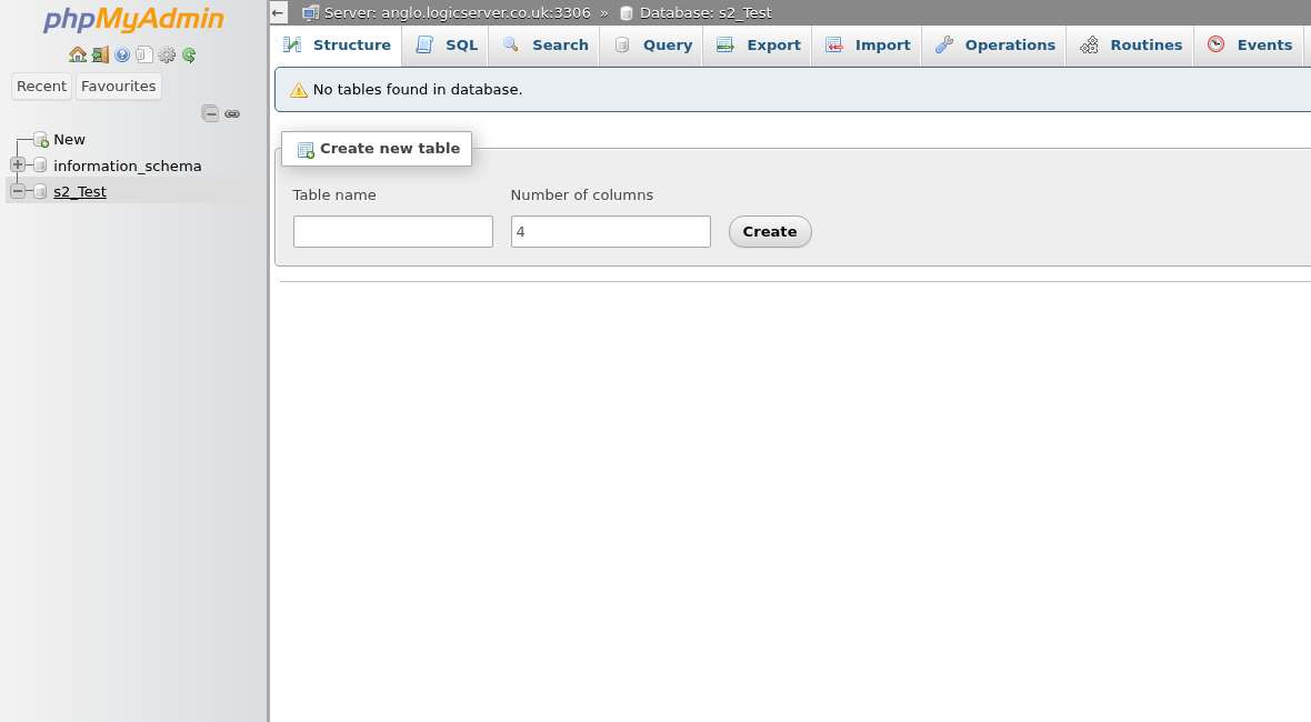 phpMyAdmin open for a Ptero database