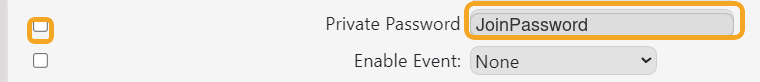 ARK Custom Commandline Private Password field