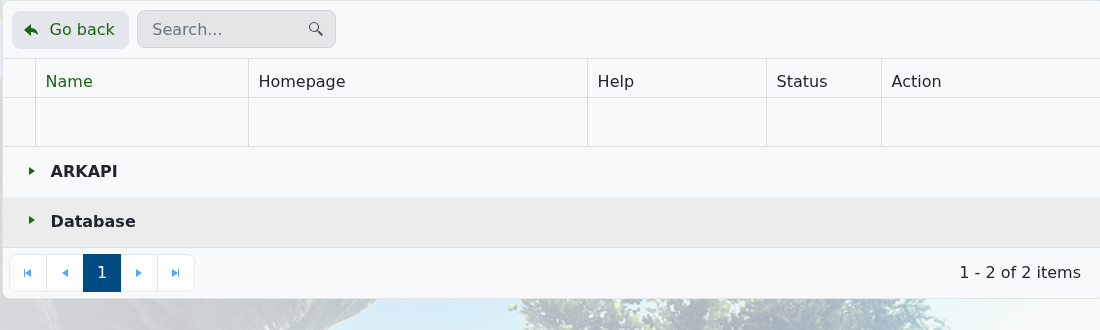 ARK Mod Manager showing ARKAPI group