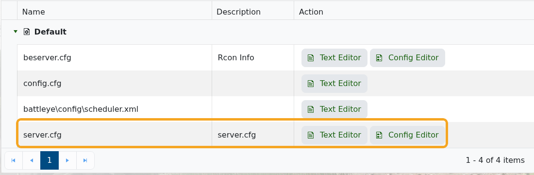 Arma 3 Configuration Files showing server.cfg