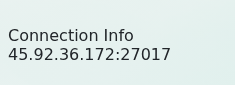 Astroneer server Connection Info showing the IP address and port