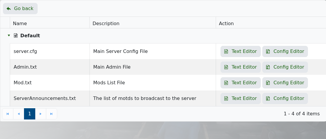 Blackwake Configuration Files and their Text Editor and Config Editor buttons