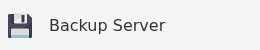 Backup Server button for a Don't Starve Together service