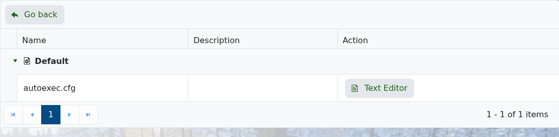 Hurtworld autoexec.cfg Text Editor button in Configuration Files