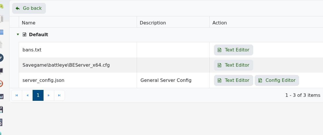Arma Reforger Configuration Files showing server_config.json