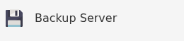 Backup Server action in the game server control panel