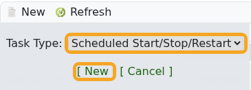 Space Engineers Scheduled Tasks task type selector