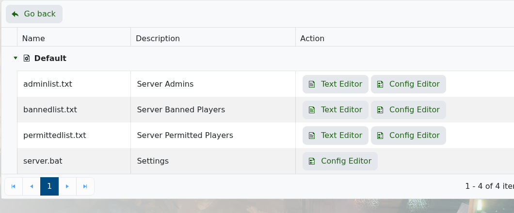 Valheim Configuration Files showing server.bat Config Editor